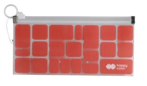 Opakowanie Teczka B6 PP z suwakiem Trend Coral HAPPY COLOR