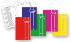 Opakowanie Terminarz 2021 Kieszonkowy Mini MIX KASTOR