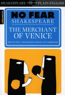 Okładka książki The Merchant of Venice No Fear Shakespeare