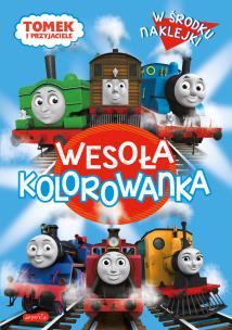 Okładka książki Tomek i przyjaciele. Wesoła kolorowanka