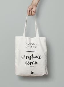 Opakowanie Torba bawełniana eco - Książki w rytmie serca