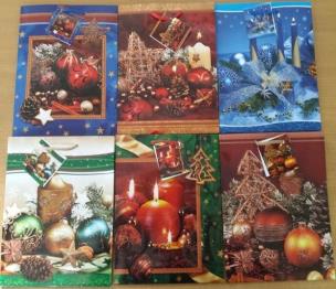 Opakowanie Torebka ozdobna laminowana Boże Narodz. PL-2 mix