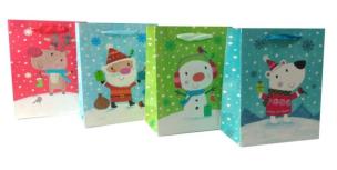 Opakowanie Torebka Świąteczna pionowa mała mix