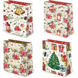 Opakowanie Torebki ozdobne święta T2L set S28 Farby wodne