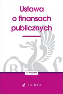 Okładka książki Ustawa o finansach publicznych