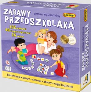 Zabawy przedszkolaka. Wydawca: Adamigo. Multiszop.pl Opakowanie Zabawy przedszkolaka