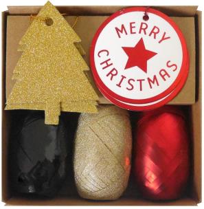 Opakowanie Zestaw do pakowania mix kolorów wstążki + tagi