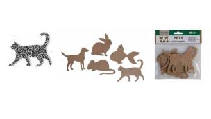 Zestaw kształtów tekturowych Pets 5szt HAPPY COLOR. Wydawca: GDD. Multiszop.pl Opakowanie Zestaw kształtów tekturowych Pets 5szt HAPPY COLOR