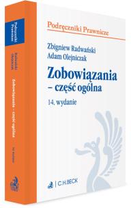 Okładka książki Zobowiązania - część ogólna WYD.14/2020