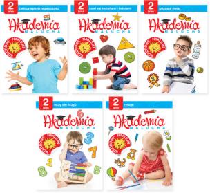 Okładka książki Akademia malucha. Pakiet 2-latka (części 1-5)