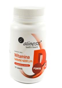 Zdjęcie produktu Aliness Witamina D3 4000IU 120 tabl