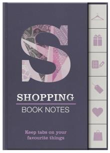 Opakowanie Book Notes - Shopping - znaczniki zakupy