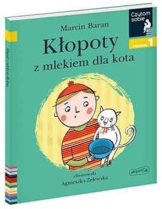 Okładka książki Czytam sobie - Kłopoty z mlekiem dla kota