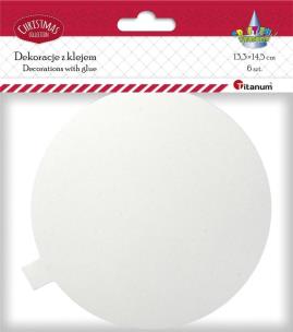Opakowanie Dekoracje kartonowe z klejem Bombka 6szt