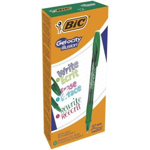 Opakowanie Długopis zmazywalny Gelocity Illusion ziel (12szt)