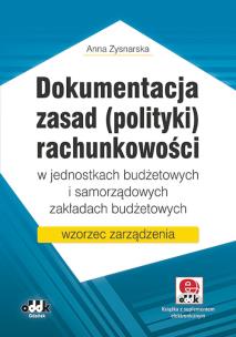Okładka książki Dokumentacja zasad (polityki) rachunkowości