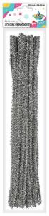 Opakowanie Druciki metalizowane 0,6x30cm 30szt srebrne