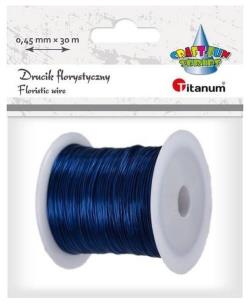Opakowanie Drut dekoracyjny 0,45mm/30m niebieski PJ499