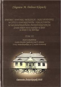 Okładka książki Dwory i dworki miejskie oraz budynki... T.3