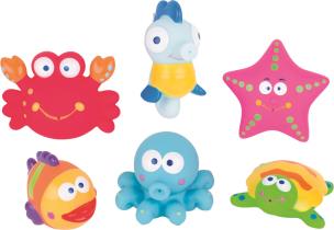 Opakowanie Gumowe zabawki do kąpieli - Zwierzątka Potworki
