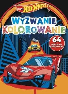 Okładka książki Hot Wheels Wyzwanie kolorowanie