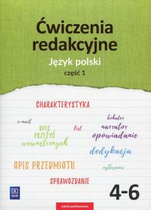 Okładka książki J.Polski SP 4-6 Ćwiczenia redakcyjne cz.1 WSiP