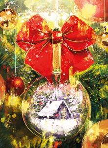 Opakowanie Karnet B6 Boże Narodzenie Bombka