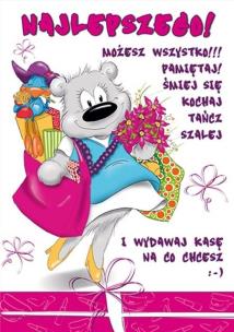 Opakowanie Karnet Happy B6 + koperta wzór nr 21