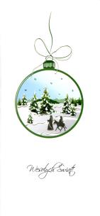 Opakowanie Karnet Święta DL B32 - Bombka