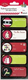 Opakowanie Karnety samoprzylepne 3D Boże Narodzenie 5szt