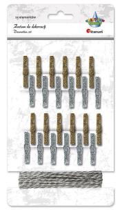 Opakowanie Klamerki drewniane 24szt