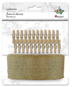 Opakowanie Klamerki drewniane 24szt