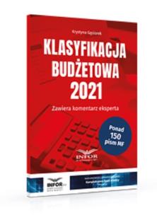 Okładka książki Klasyfikacja Budżetowa 2021