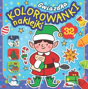 Okładka książki Kolorowanki, naklejki. Gwiazdka