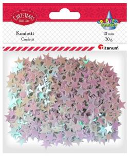 Opakowanie Konfetti gwiazdki 30g bladoróżowe
