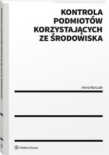 Okładka książki Kontrola podmiotów korzystających ze środowiska