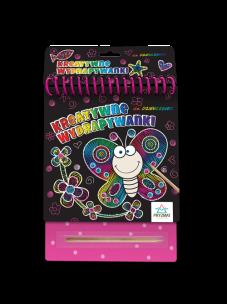 Okładka książki Kreatywne wydrapywanki. Dla dziewczynek