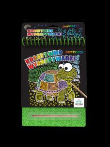 Okładka książki Kreatywne wydrapywanki. Zwierzęta