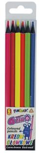 Opakowanie Kredki ołówkowe Fluo 6 kolorów