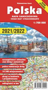 Okładka książki Mapa Polska 700 000 wyd. 4