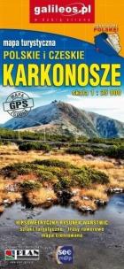 Okładka książki Mapa tur. - Polskie i Czeskie Karkonosze 1:25 000