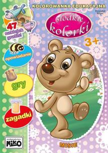 Okładka książki Misie. Słodkie kolorki