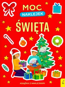 Okładka książki Moc naklejek. święta