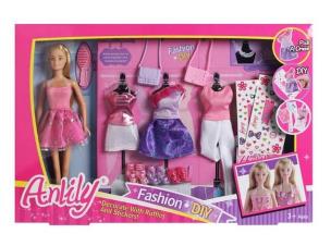 Opakowanie Modna lalka Anlily & zestaw DIY