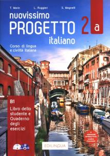 Okładka książki Nuovissimo Progetto italiano 2A Libro dello studente e Quaderno degli esercizi