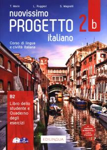 Okładka książki Nuovissimo Progetto italiano 2B Libro dello studente e Quaderno degli esercizi