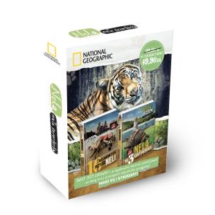 Okładka książki Pakiet 10 niesamowitych przygód Neli / Nela na 3 kontynentach. Podróże w nieznane