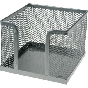 Opakowanie Pojemnik na kartki siatka srebrny