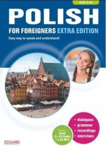 Okładka książki Polish for foreigners Extra Edition. A1-B1 + CD