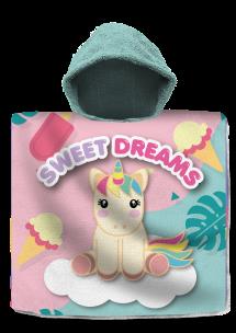 Opakowanie Poncho kąpielowe Sweet Dreams 120x60cm KL10580